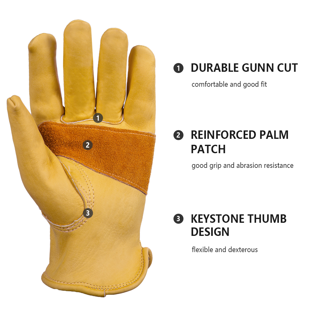 1 Pasang Sarung Tangan Kerja K - Leather Driving Glove ulasan dan harga